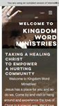 Mobile Screenshot of kingdomwordministries.com