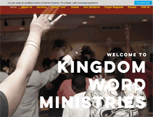 Tablet Screenshot of kingdomwordministries.com